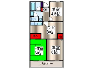 セントエルモ武蔵浦和の物件間取画像